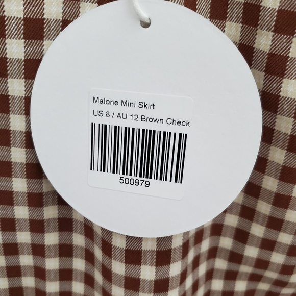 Princess Polly xx  Malone Mini Skirt size 8. - Picture 5 of 15